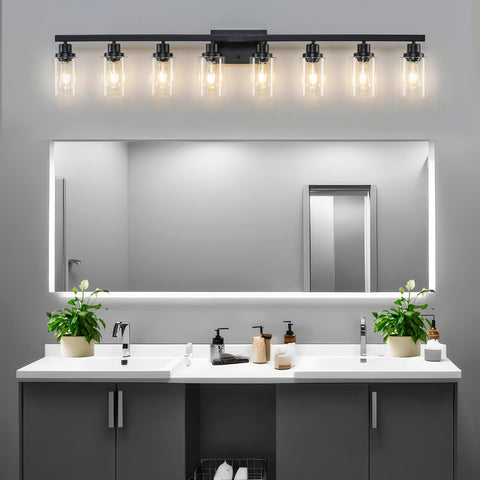 DIKAIDA vanity light uses E26 base with multiple bulb options