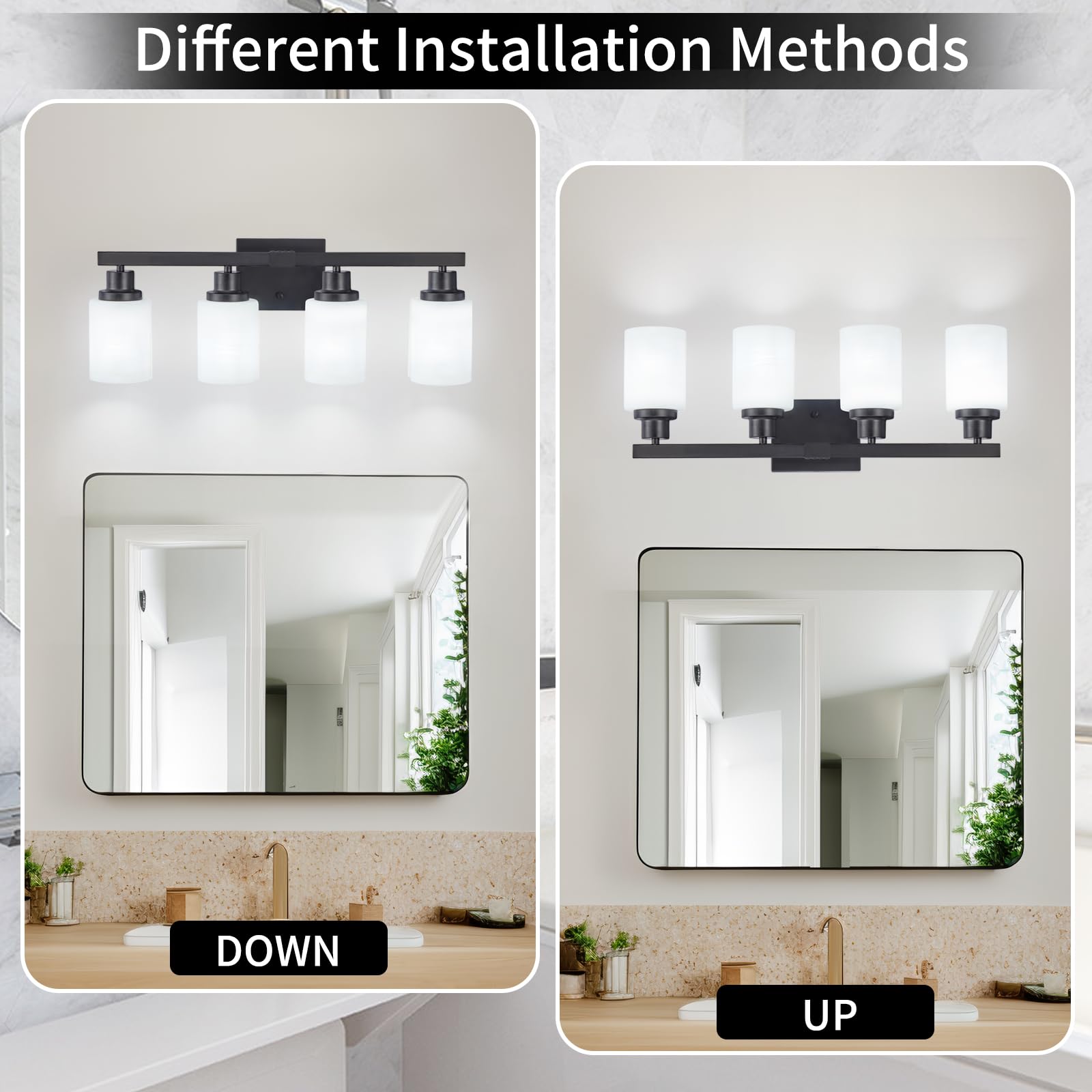 DIKAIDA matte black finish emphasizes durability and style in bathroom decor.