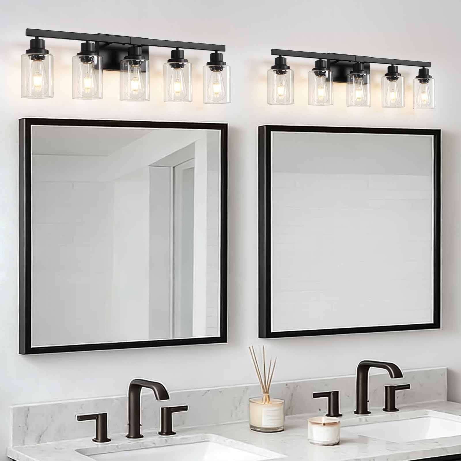 DIKAIDA modern black bathroom fixture adds refined, contemporary flair