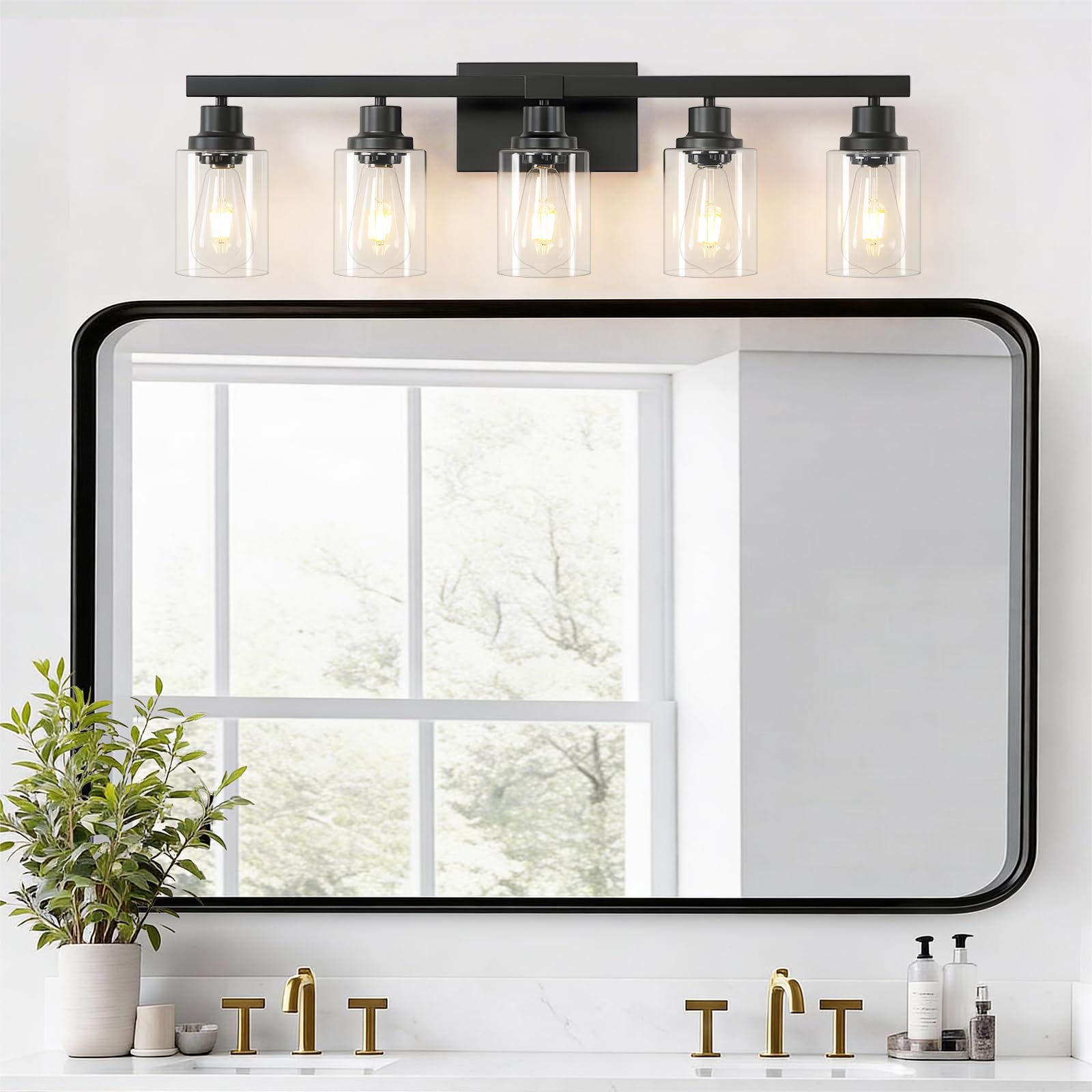 DIKAIDA open-bottom shade allows quick bulb changes without removing unit
