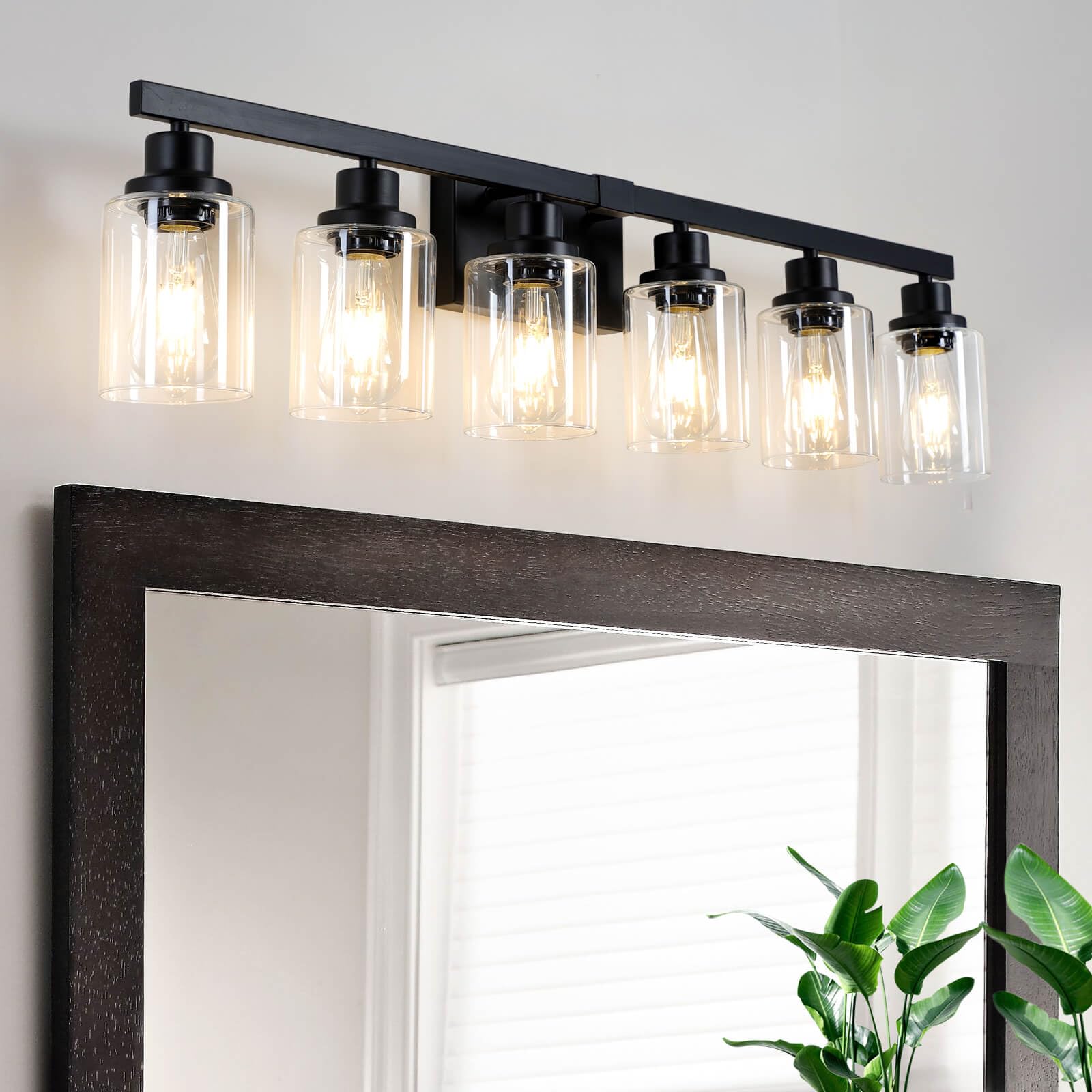 DIKAIDA dimmable vanity light works with dimmer switches for mood control.