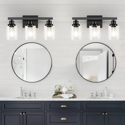 DIKAIDA wall-mount light over mirror for versatile upward or downward glow.