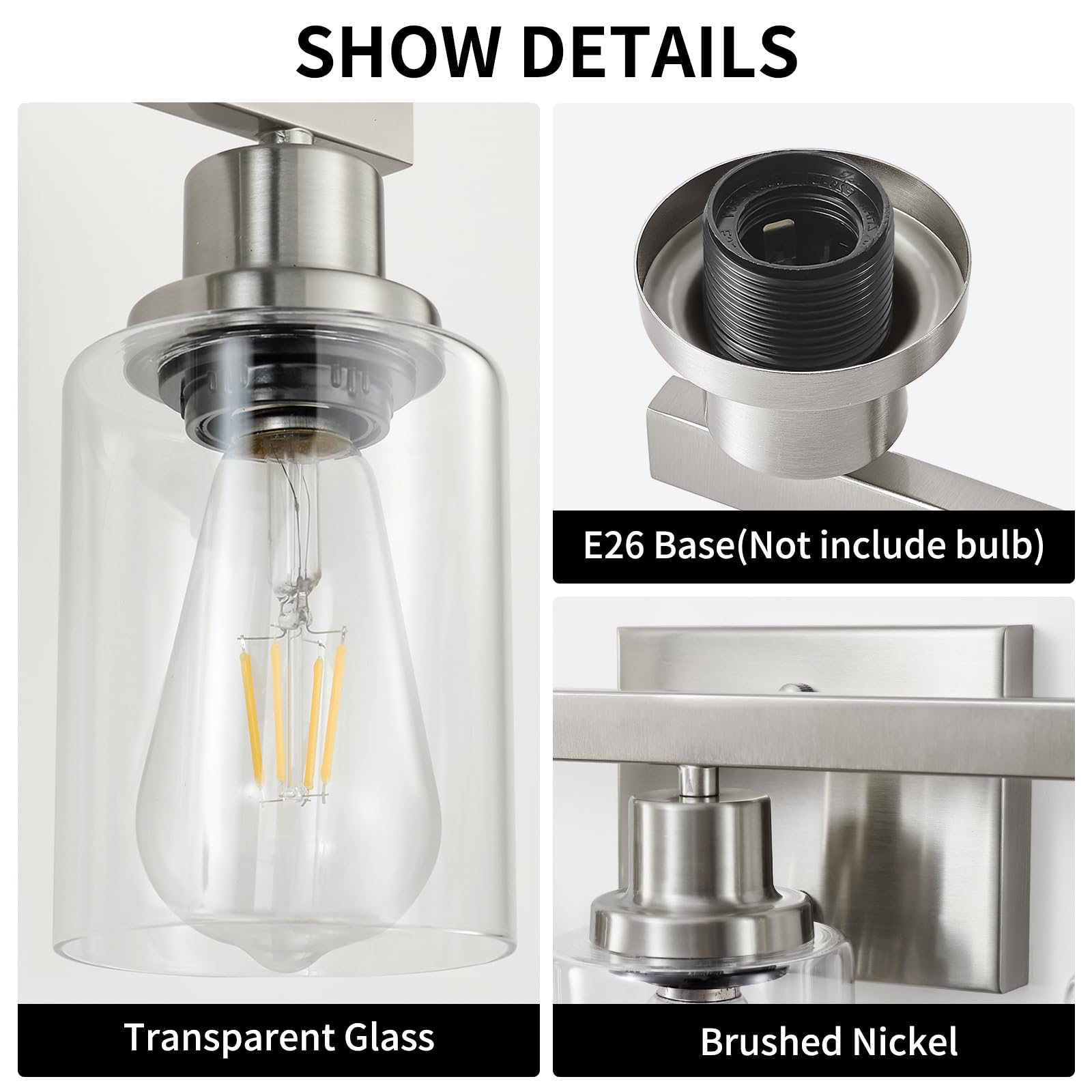 DIKAIDA wall sconce is dimmable with compatible switches.