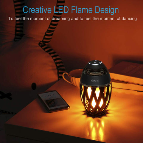 DiKaou lamp includes waterproof speaker for garden parties