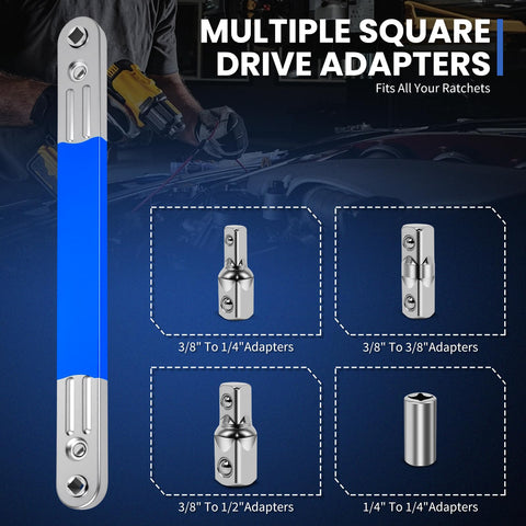 DikTalk extension wrench length 15.4 inches for better reach.