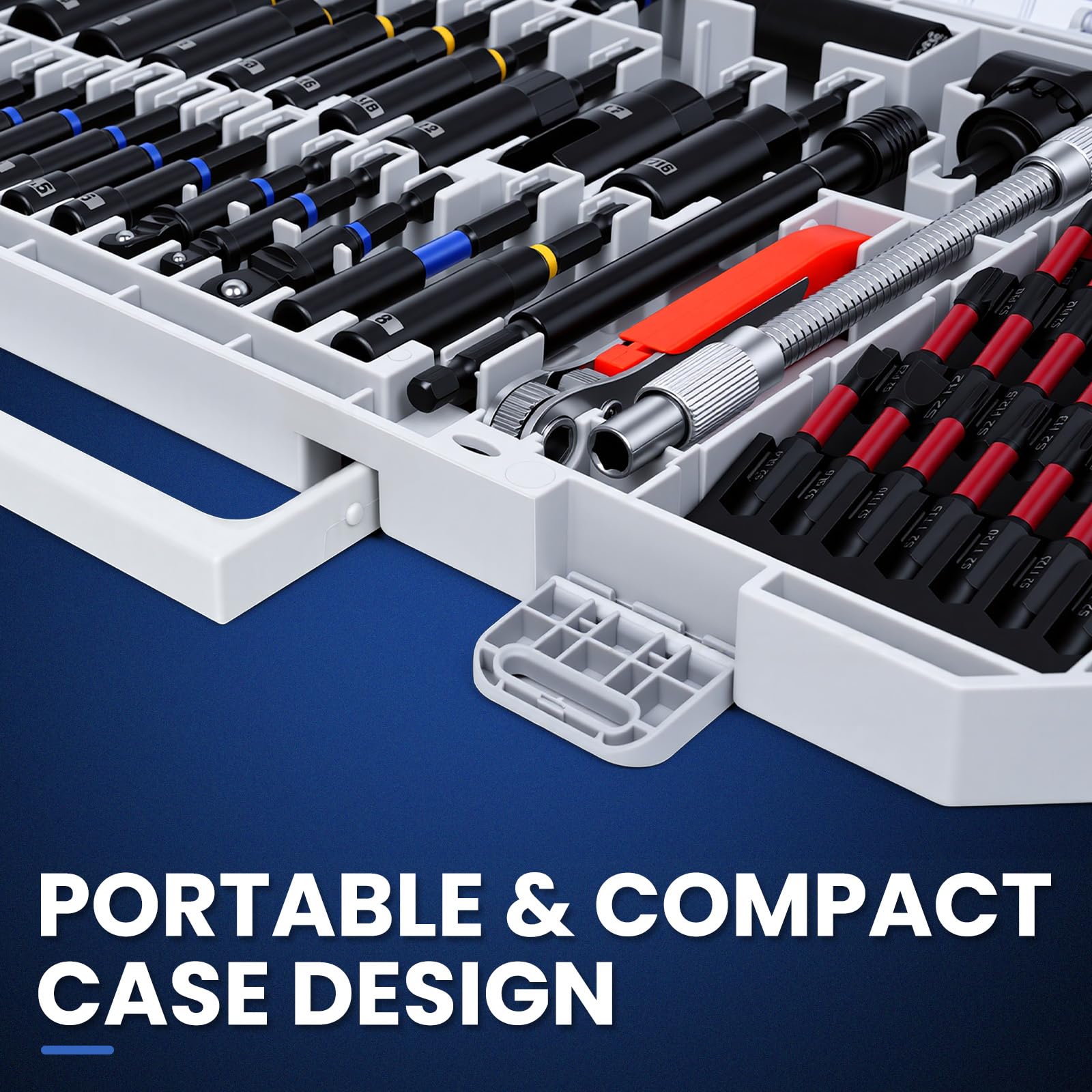 DikTalk flexible shaft reaches tight spaces with ease.