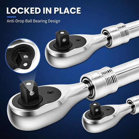 DikTalk soft grip handle reduces fatigue during tightening tasks.