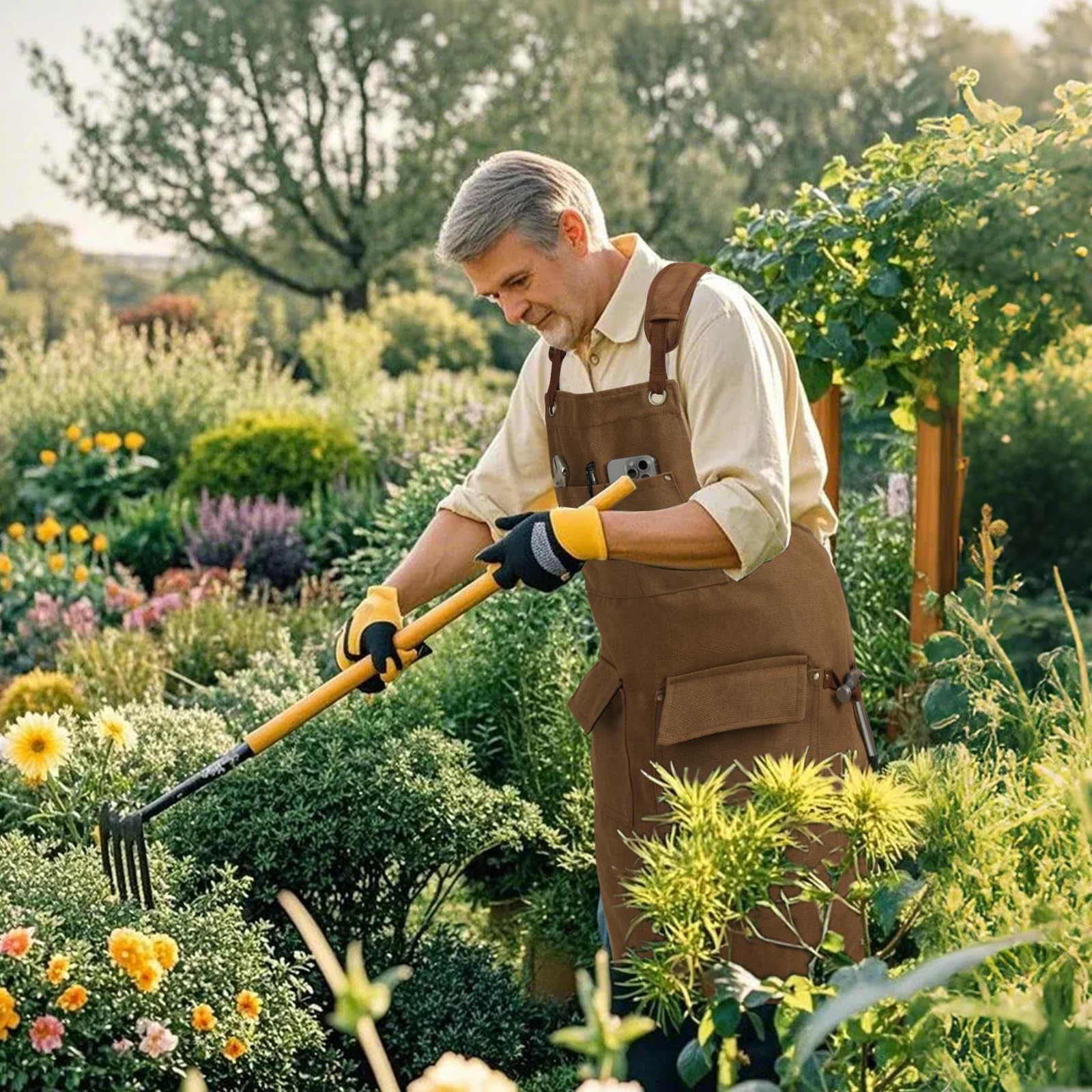 DILLMAN Woodworking Apron rugged for workshops, garages, and DIY projects.