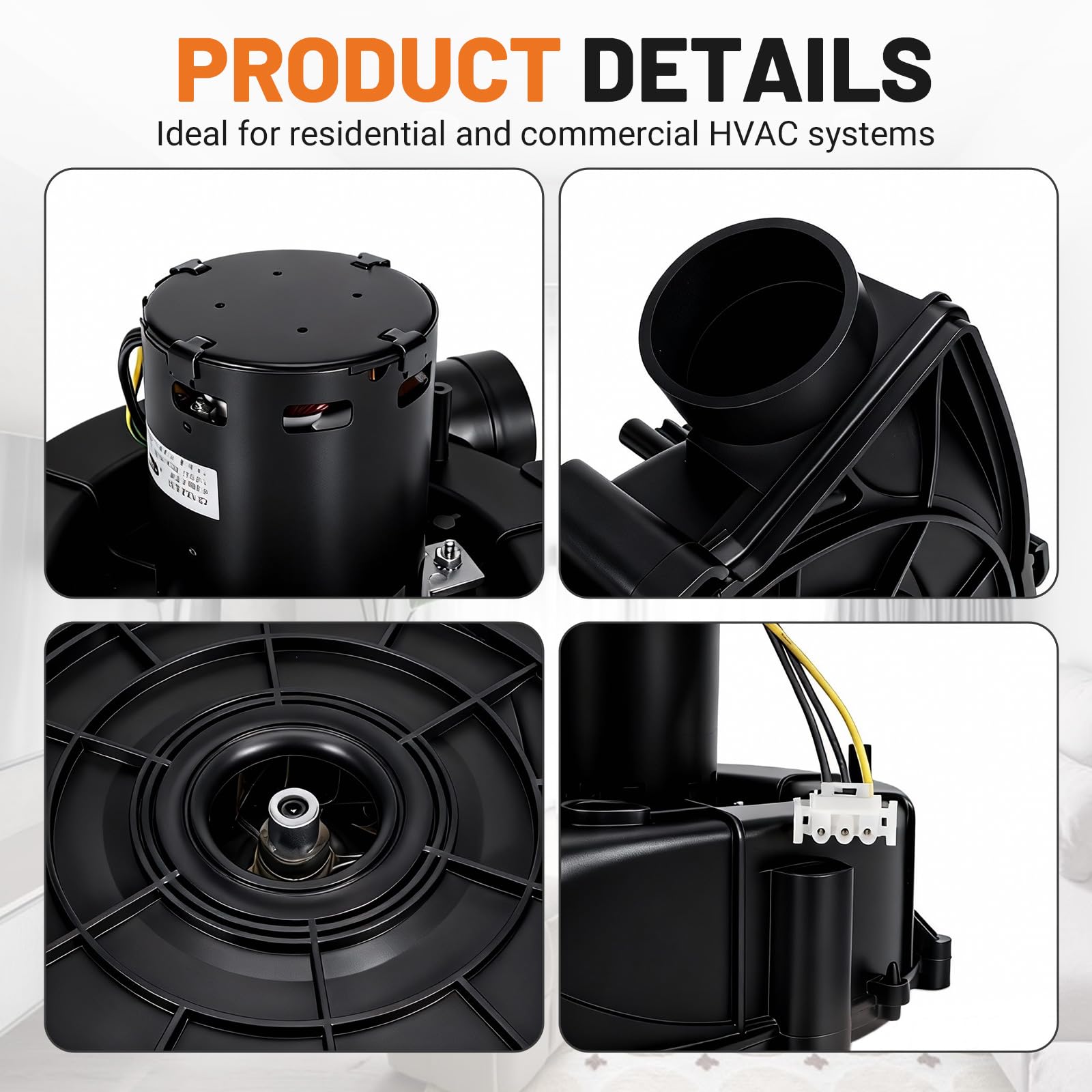 Dilomber A249 motor wiring and connector view for easy bolt-on replacement.