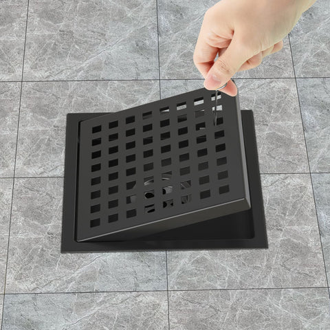 Seamless embedded design blends with floors for a clean look.