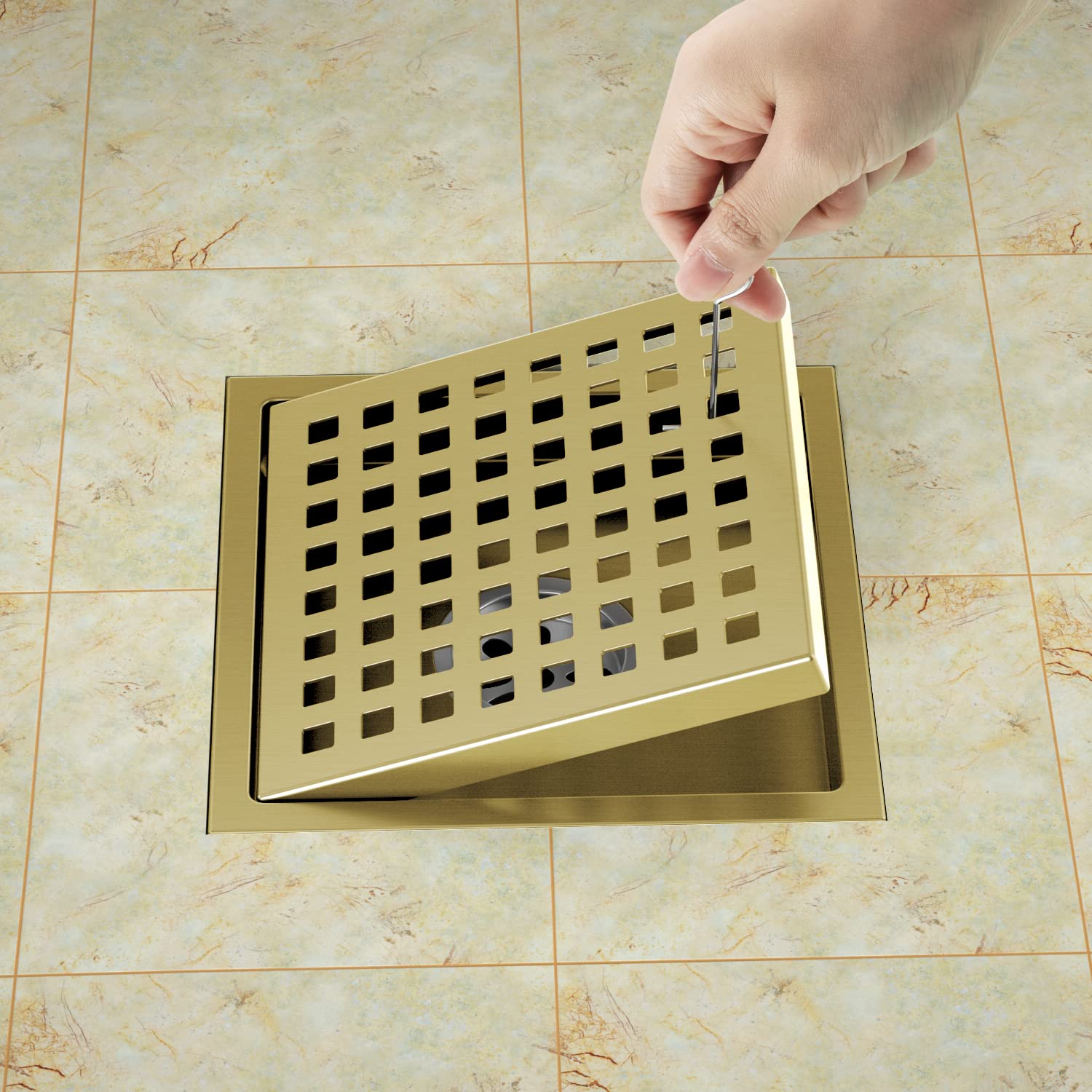 Dilvii threaded adapter provides adjustable height for tile alignment