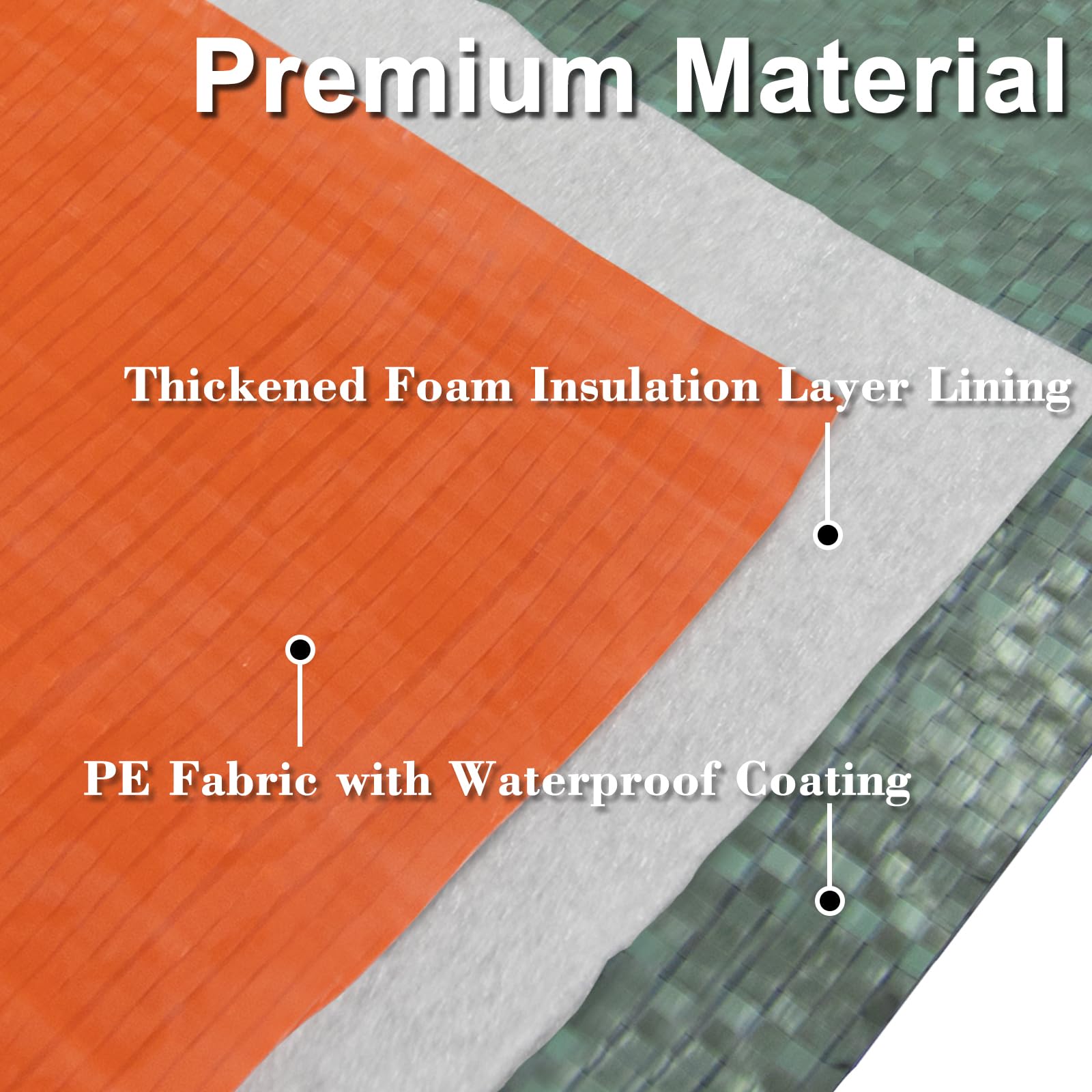 DIMAR GARDEN blanket laid on fresh concrete providing controlled warmth and uniform curing