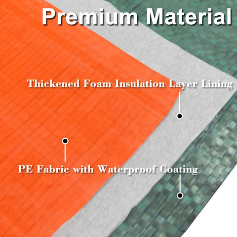 DIMAR GARDEN insulated PE foam core minimizes temperature fluctuations during curing
