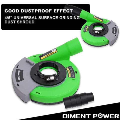 Diment Power quick-connect clamps simplify secure attachment to the shroud.