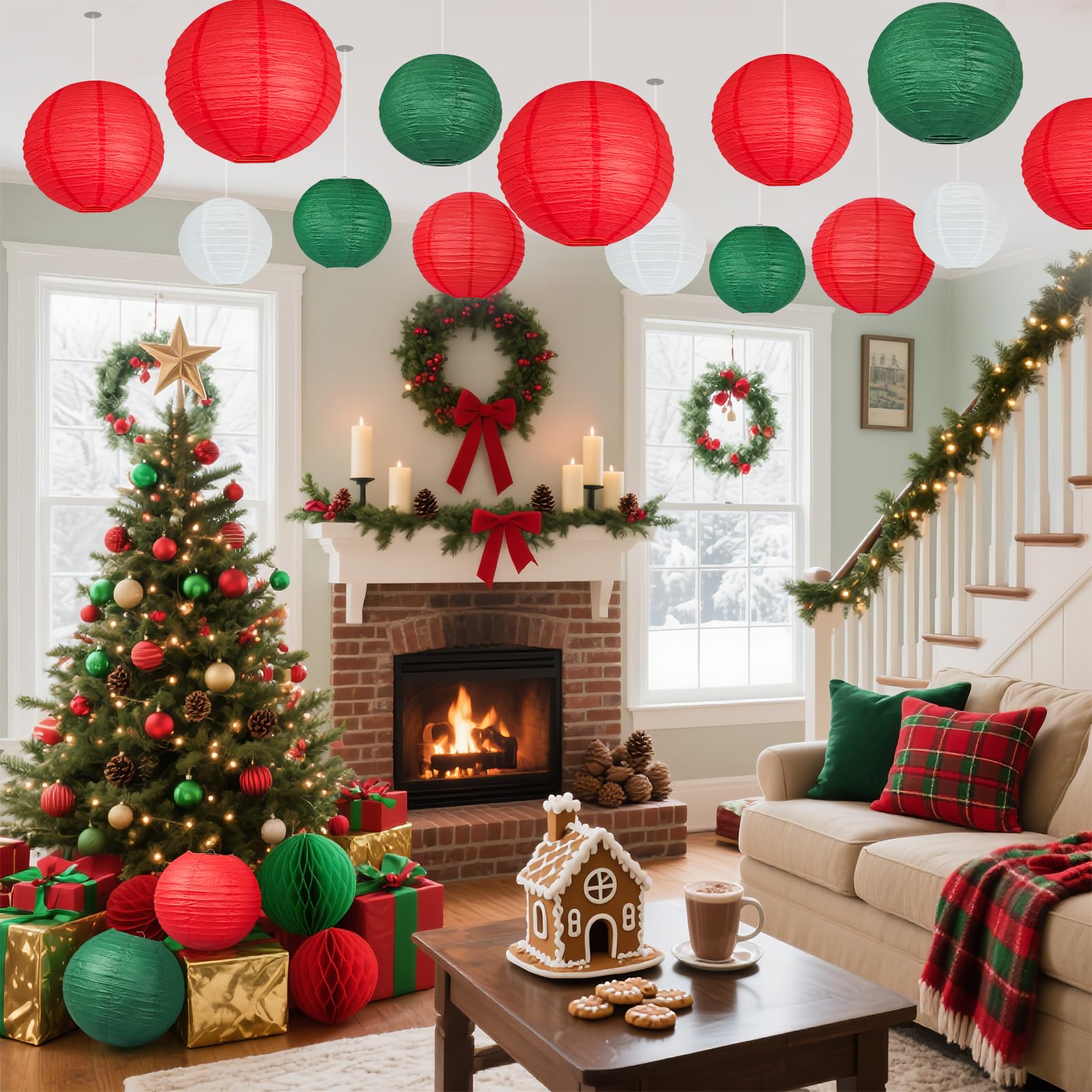 Dimhut 6-inch red lanterns perfect for elegant centerpieces and small accents.