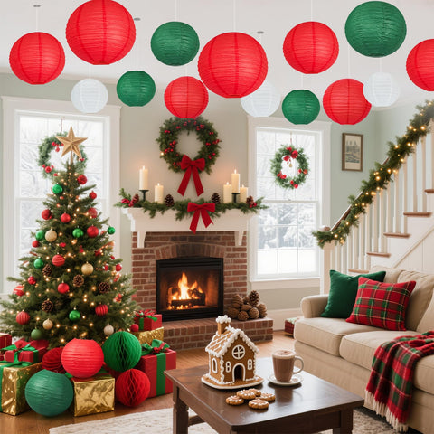 Dimhut 6-inch red lanterns perfect for elegant centerpieces and small accents.