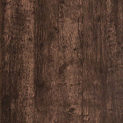 Dimoon dark walnut wood texture wallpaper close-up showing realistic grain detail.