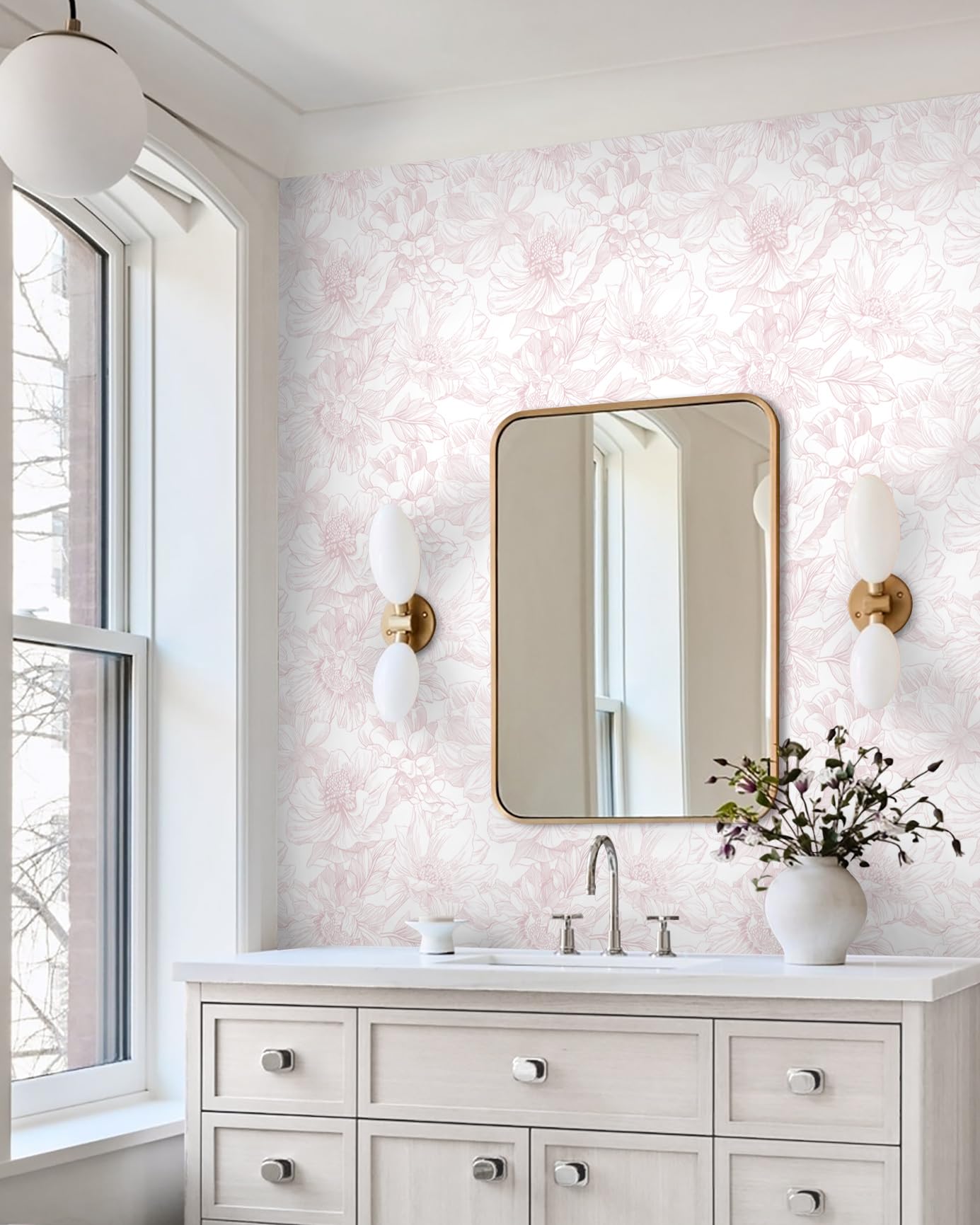 Dimoon large floral pattern wallpaper perfect for feature walls