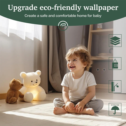 Dimoon self-adhesive peel-and-stick wallpaper demonstrating easy removal