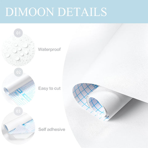 Dimoon waterproof, easy-clean wallpaper for low-maintenance surfaces.