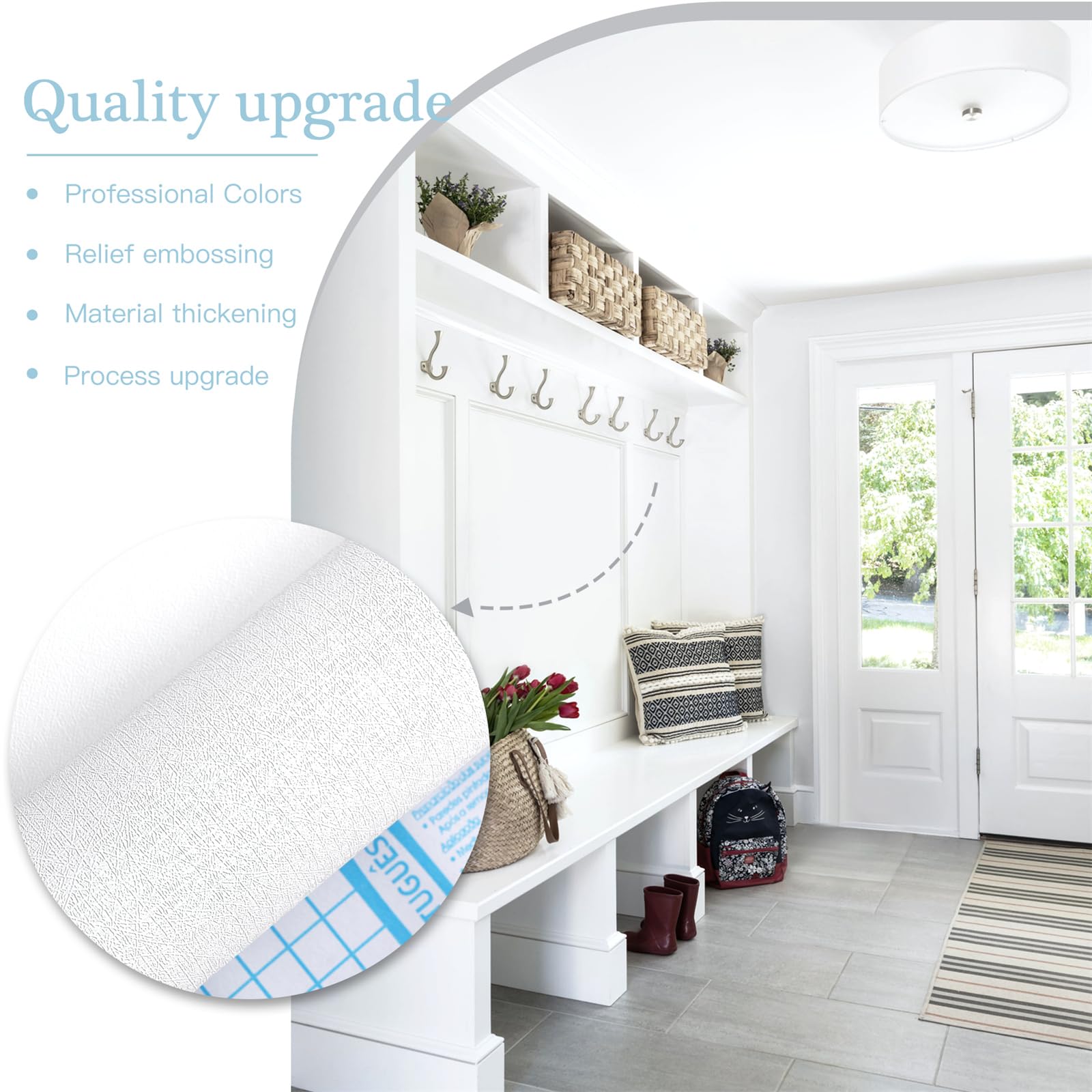 Dimoon wide 23.6-inch roll covers large areas with fewer seams.