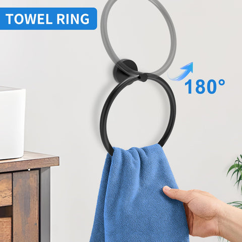 Dimyno bathroom hooks set to hold robes and accessories