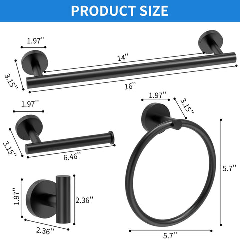 Dimyno toilet paper holder with flexible horizontal or vertical mounting