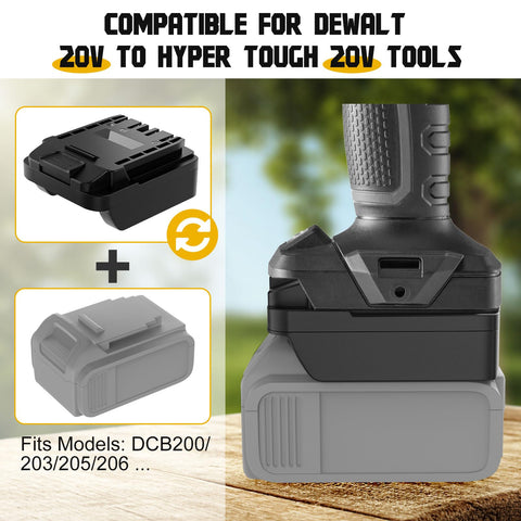 Plug-and-play installation with the Dinftin adapter on your tool.
