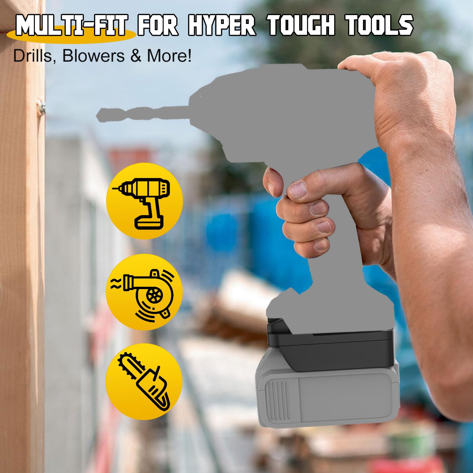 Dinftin adapter's durable ABS shell protects electronics during work.