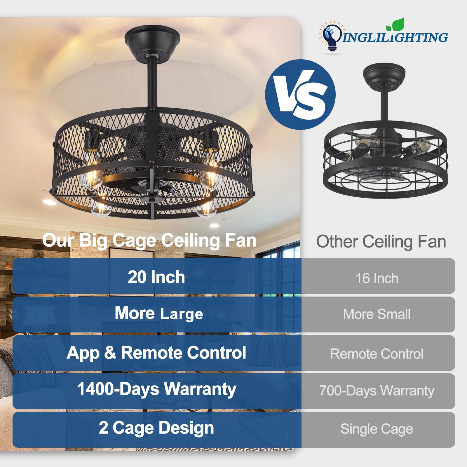 App and remote control offer convenient operation from anywhere.