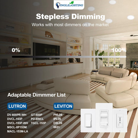 DINGLILIGHTING DLLT 1200 lumens at 12W for energy-efficient brightness.