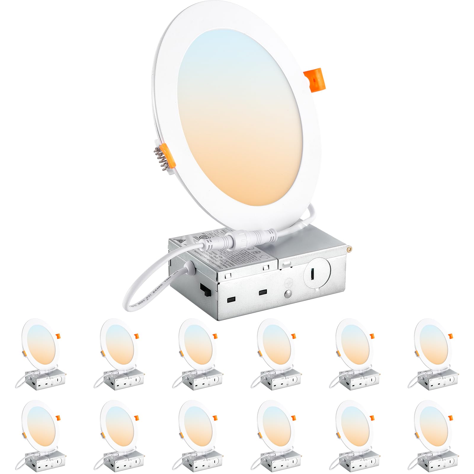 DINGLILIGHTING DLLT ultra-thin recessed ceiling light blends with ceilings for a clean look.