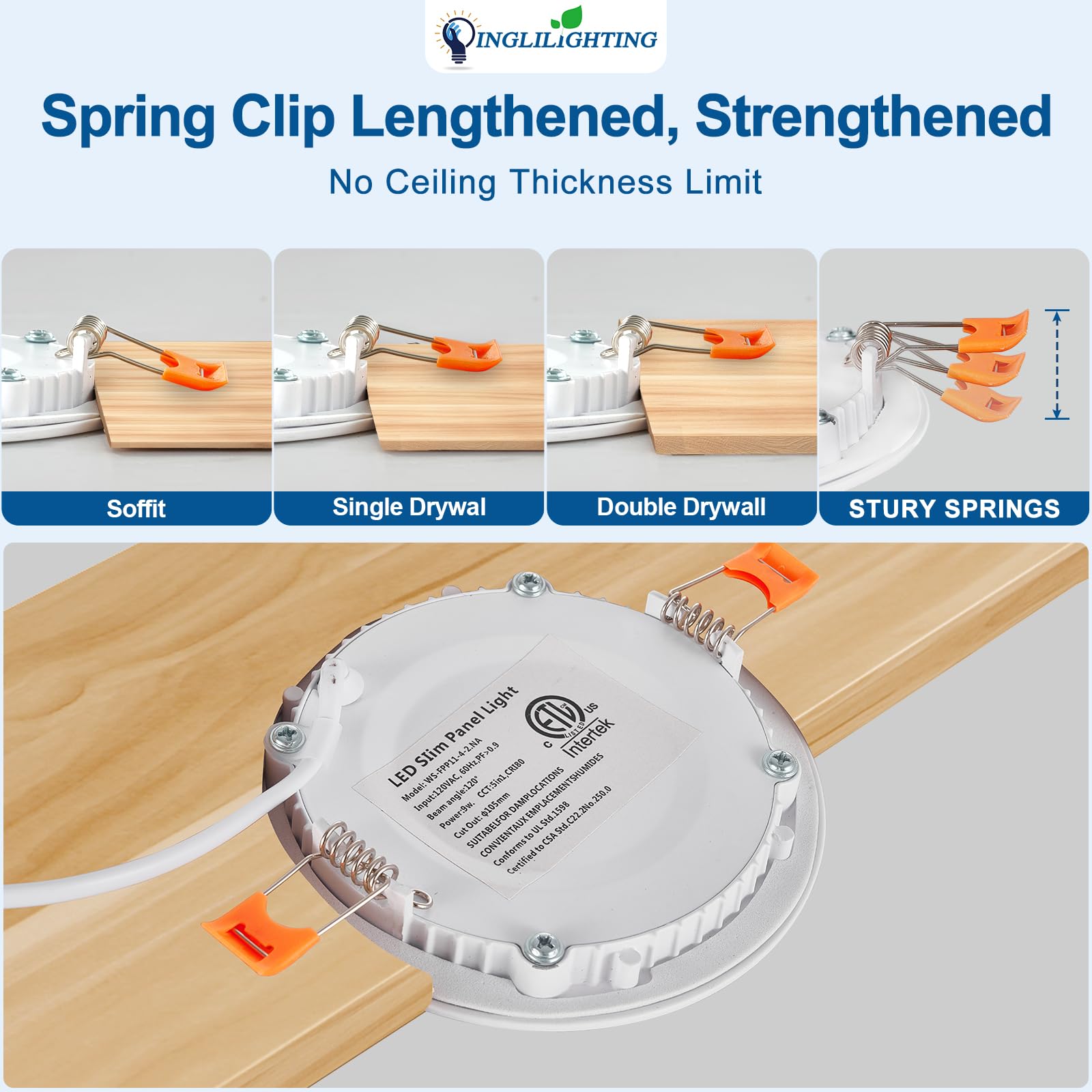 DLLT recessed light 1200 lumen output delivers bright, efficient illumination
