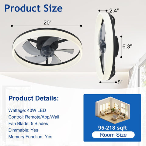 DINGLILIGHTING DLLT quiet DC motor with six speeds for customizable comfort