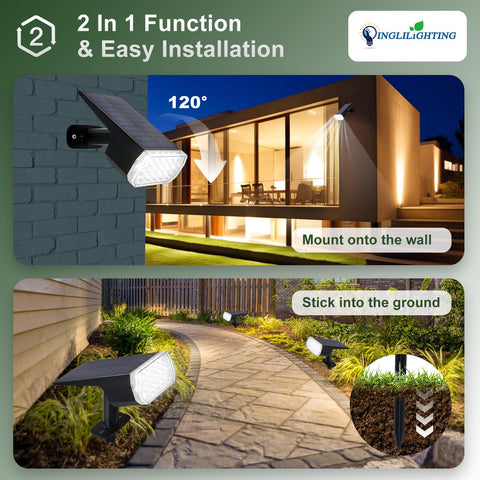DINGLILIGHTING garden path lights create safe, inviting walkways after dark