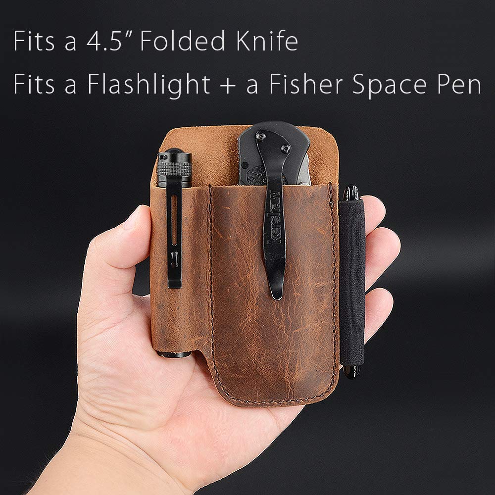 Diodrio EDC flashlight-slot fits 0-6-inch diameter lights for reliable carry