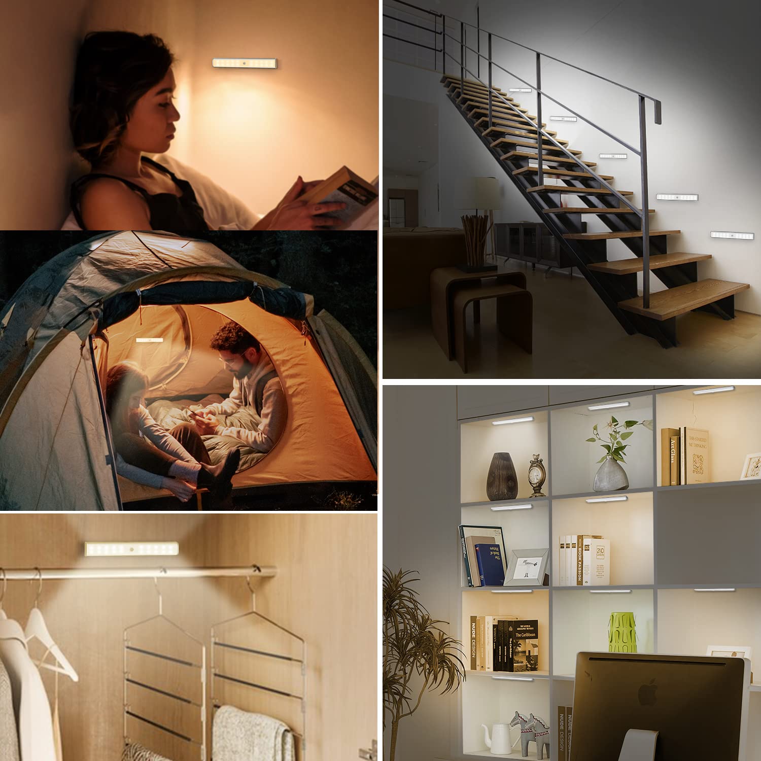 Diomart USB rechargeable LEDs charge quickly for portable use.