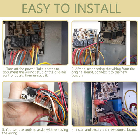 DIPMOTOR safety reminder for safe professional replacement.