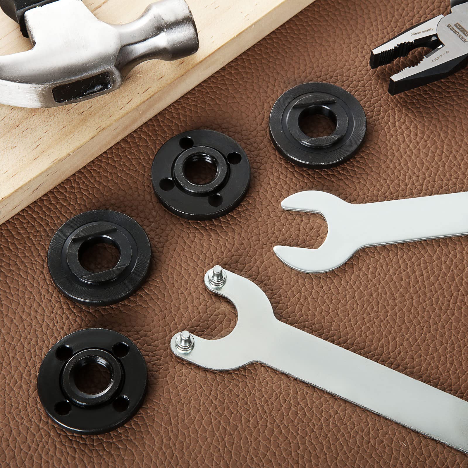 DIRBUY flange nut dimensions ensure correct replacement on common tools.