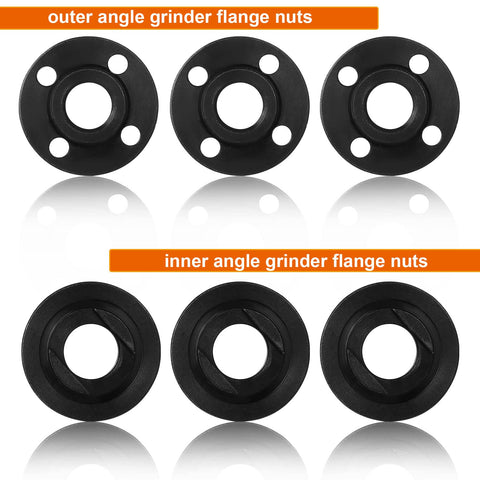 DIRBUY package contents show 6 inner, 6 outer nuts and 2 spanners.