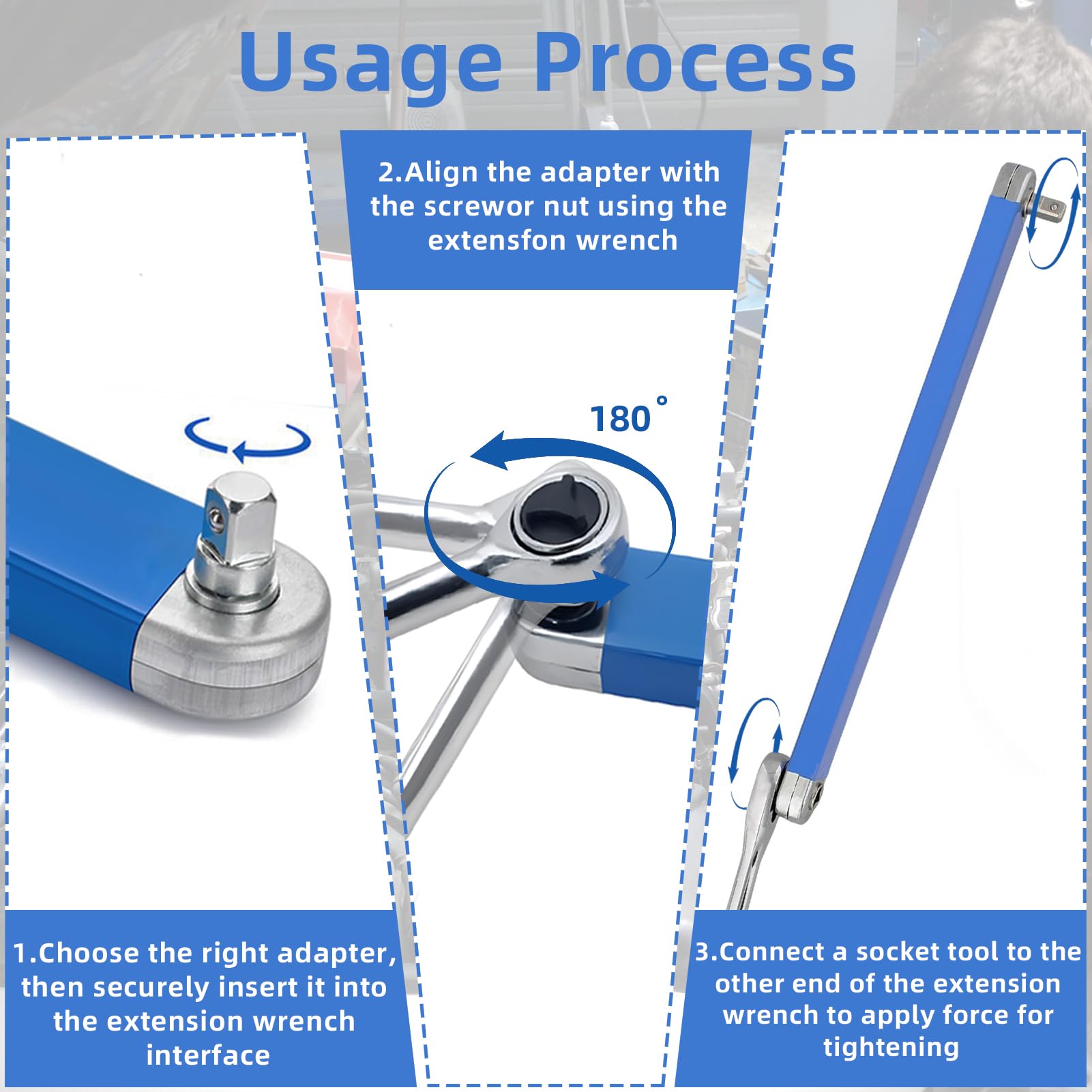 Slim 0.63-inch profile allows slipping past obstacles and reaching stubborn fasteners.