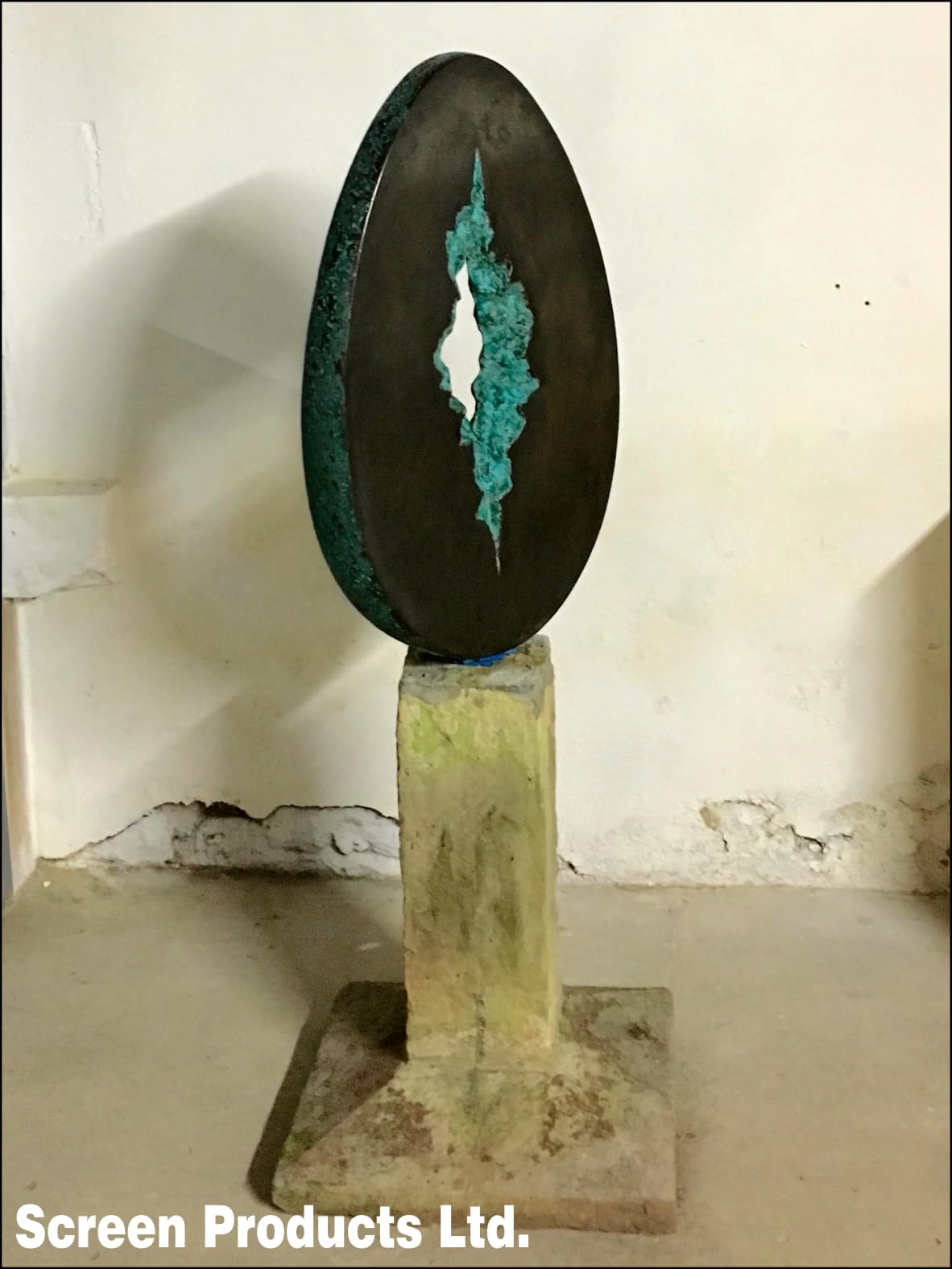 Close-up Verdigris texture on plastic or wood surfaces for realism.