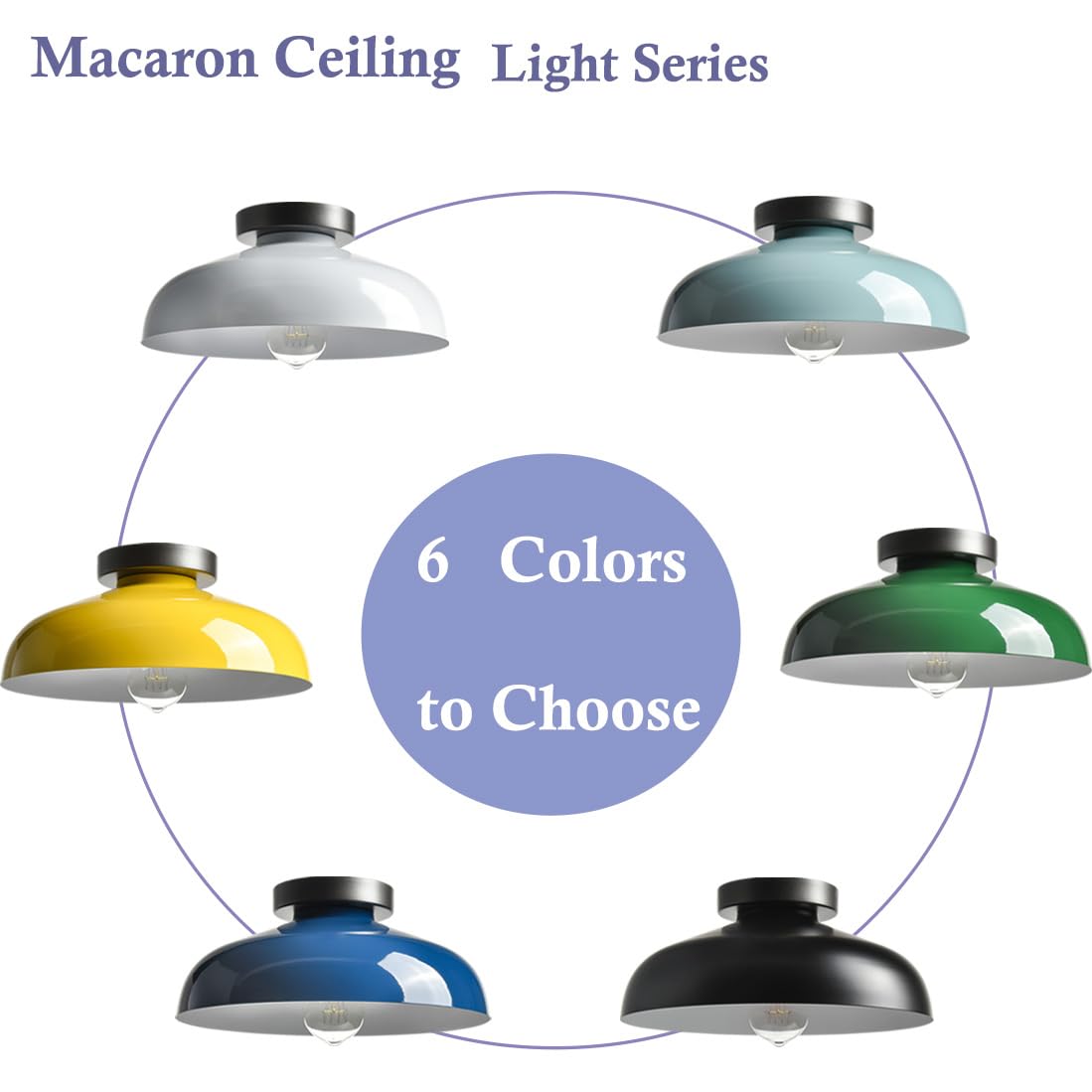 DIRYZON ETL-listed ceiling light ensures safety and reliable performance