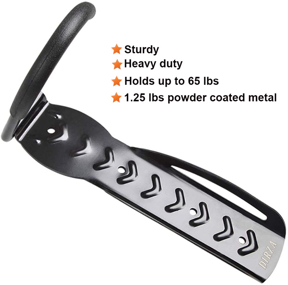 Dirza bike hanger easy detach shows quick bike removal for everyday use
