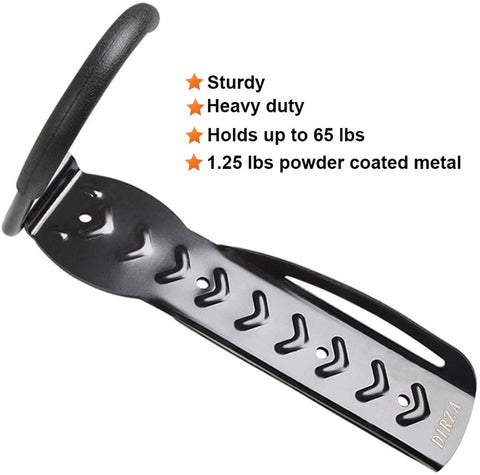 Dirza bike hanger easy detach shows quick bike removal for everyday use