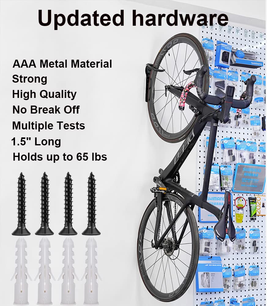 Dirza anti-scratch hook protects rims during quick hang.