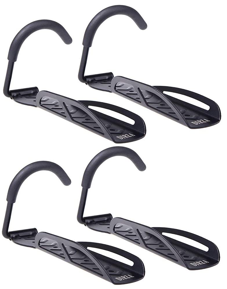 Dirza bike rack wall mount base keeps bikes off the floor for organized storage