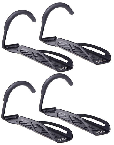 Dirza bike rack wall mount base keeps bikes off the floor for organized storage