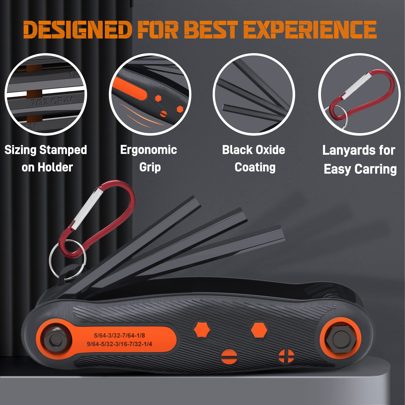 Disen compact design with soft rubber handle for comfortable grip.