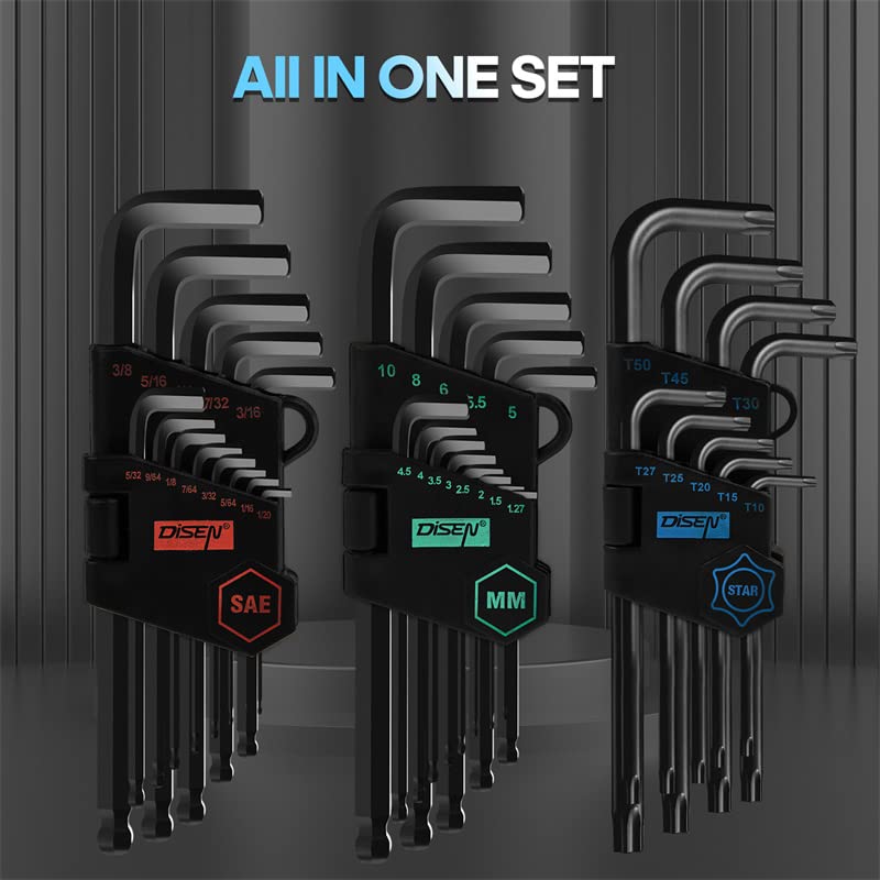 DISEN compact storage-ready set stays organized in tool kits.